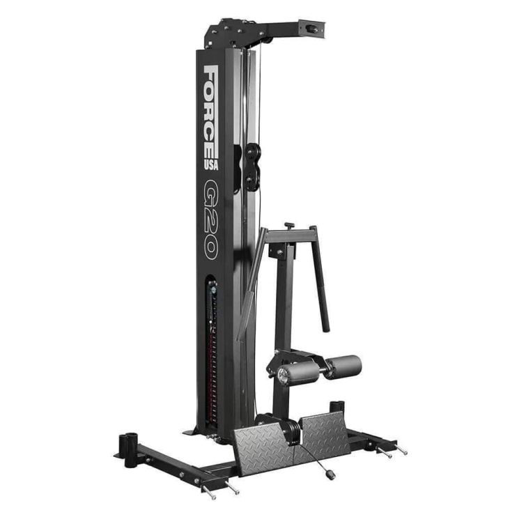 ForceUSA G20 V2 Pro All-In-One Trainer - Smith Machine, Functional Trainer, Power Rack, Beinpresse und Ruderstation