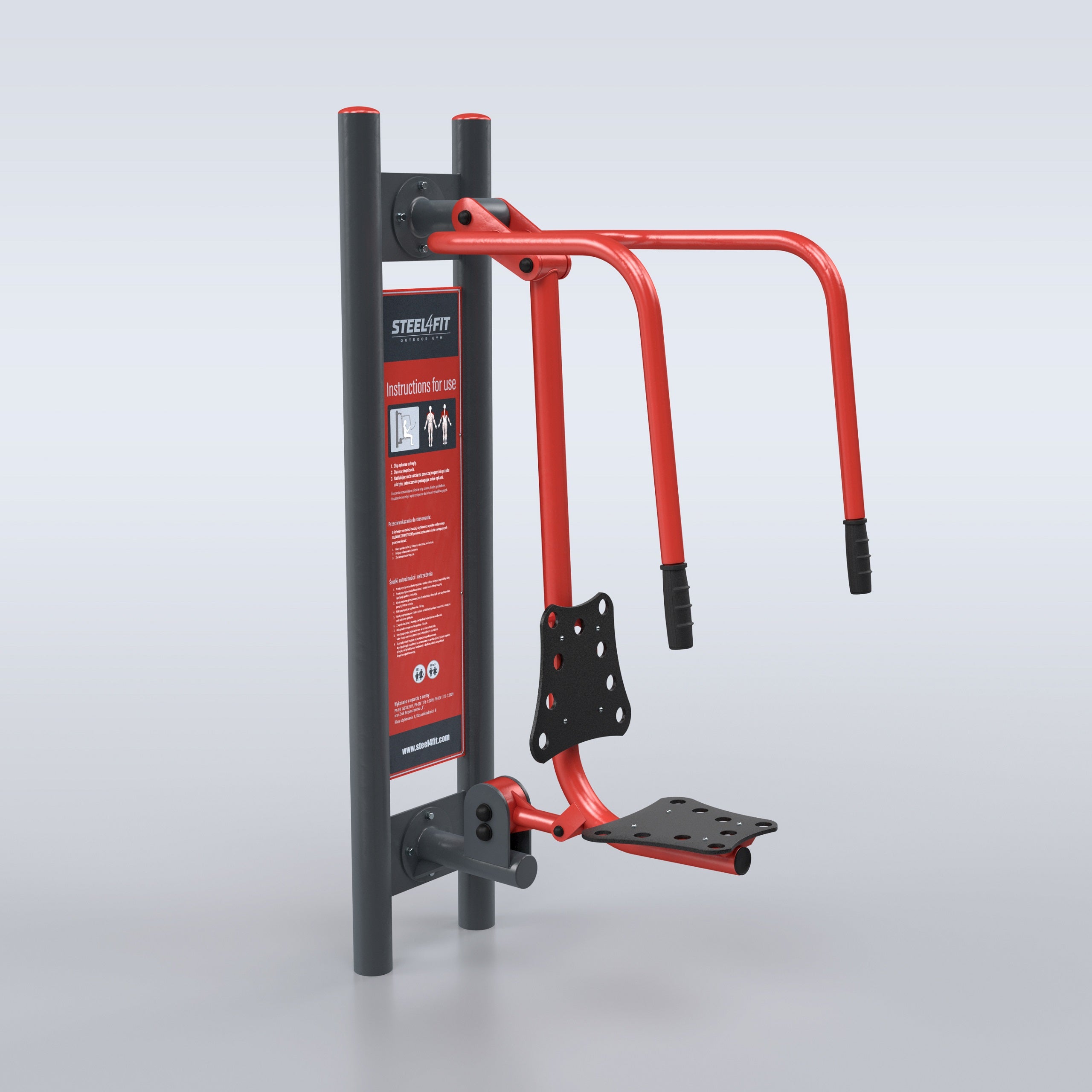 TRAINER Outdoor "3 Outdoor Gym Stations" Push Chair