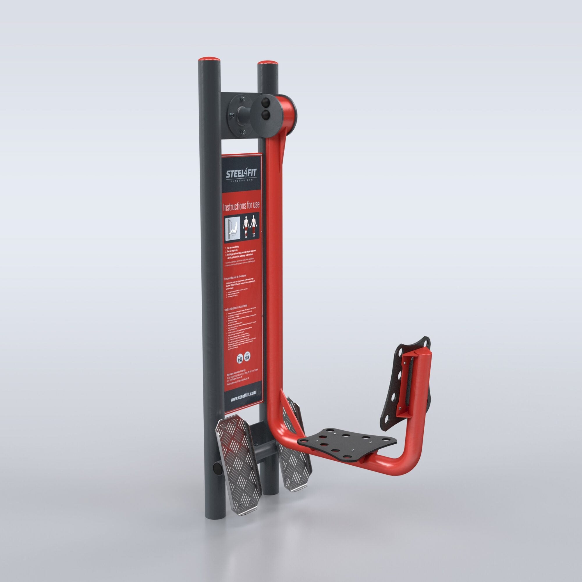 TRAINER Outdoor "4 Outdoor Gym Stations" Leg Stretcher