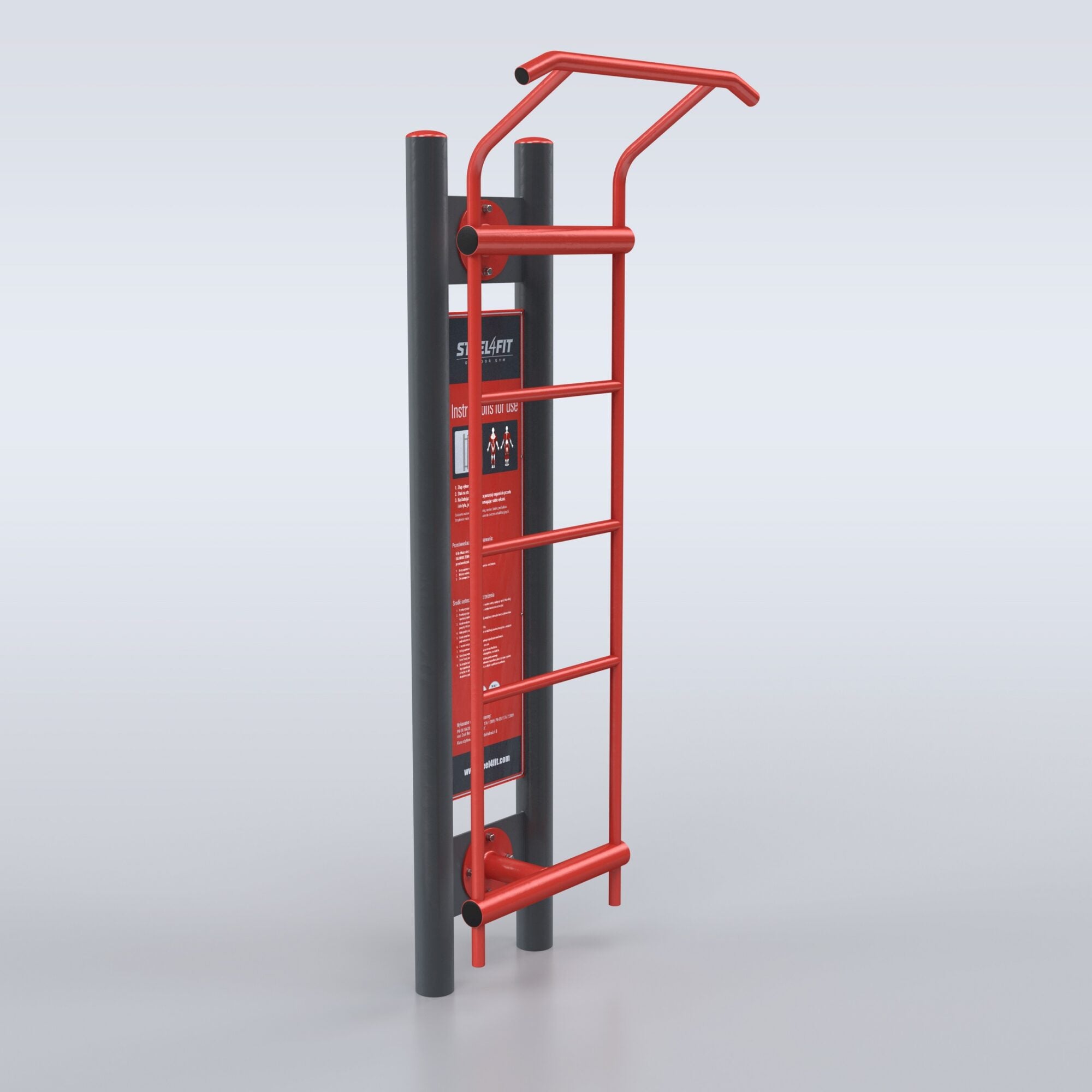 TRAINER Outdoor "3 Outdoor Gym Stations" Ladder
