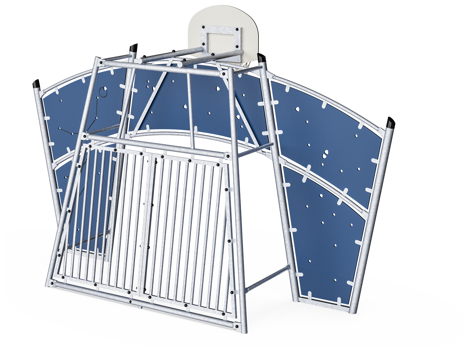 Kompan Outdoor Cosmos Multitor für Sportanlage
