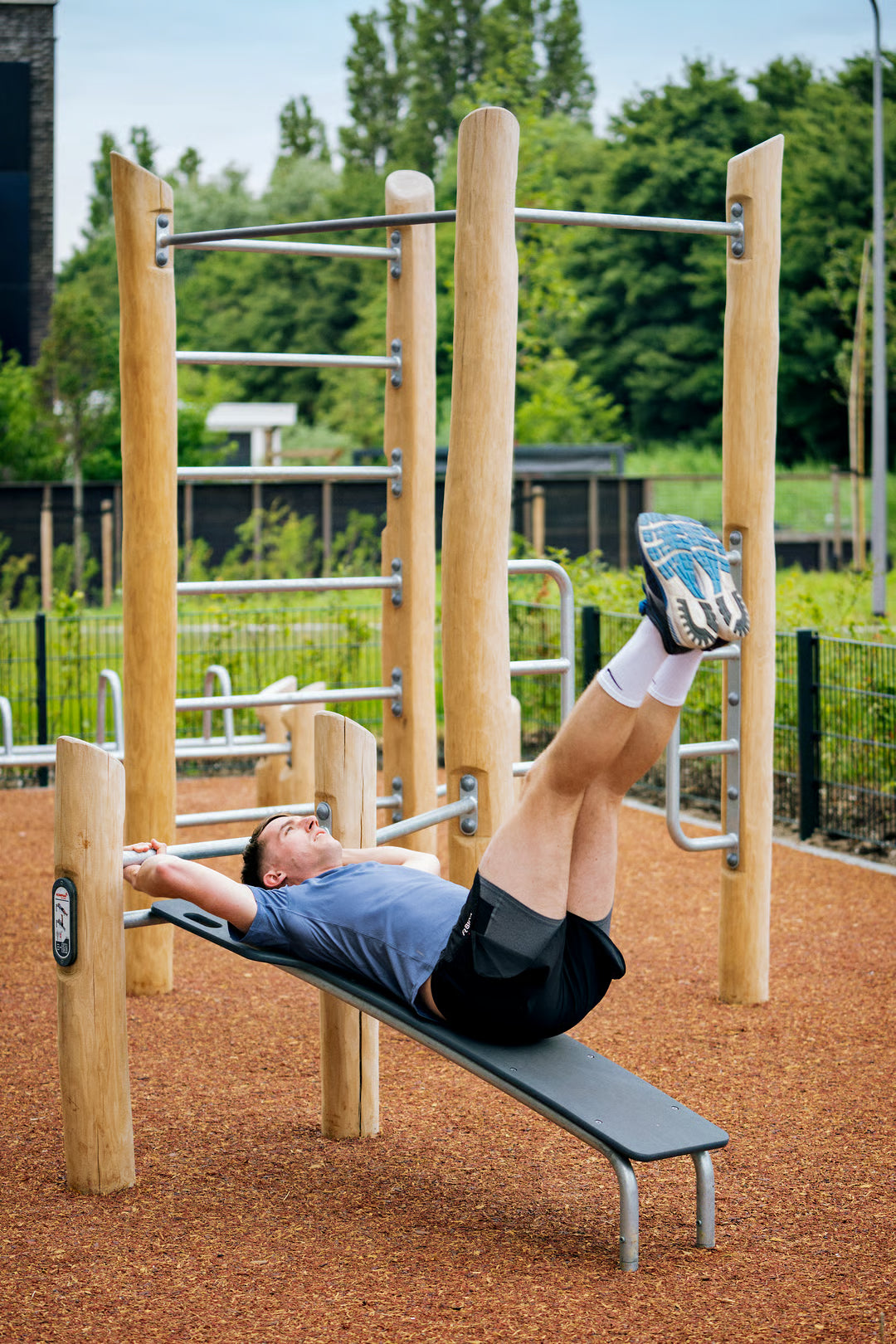 Kompan Outdoor Street Workout Robinia Combi 5