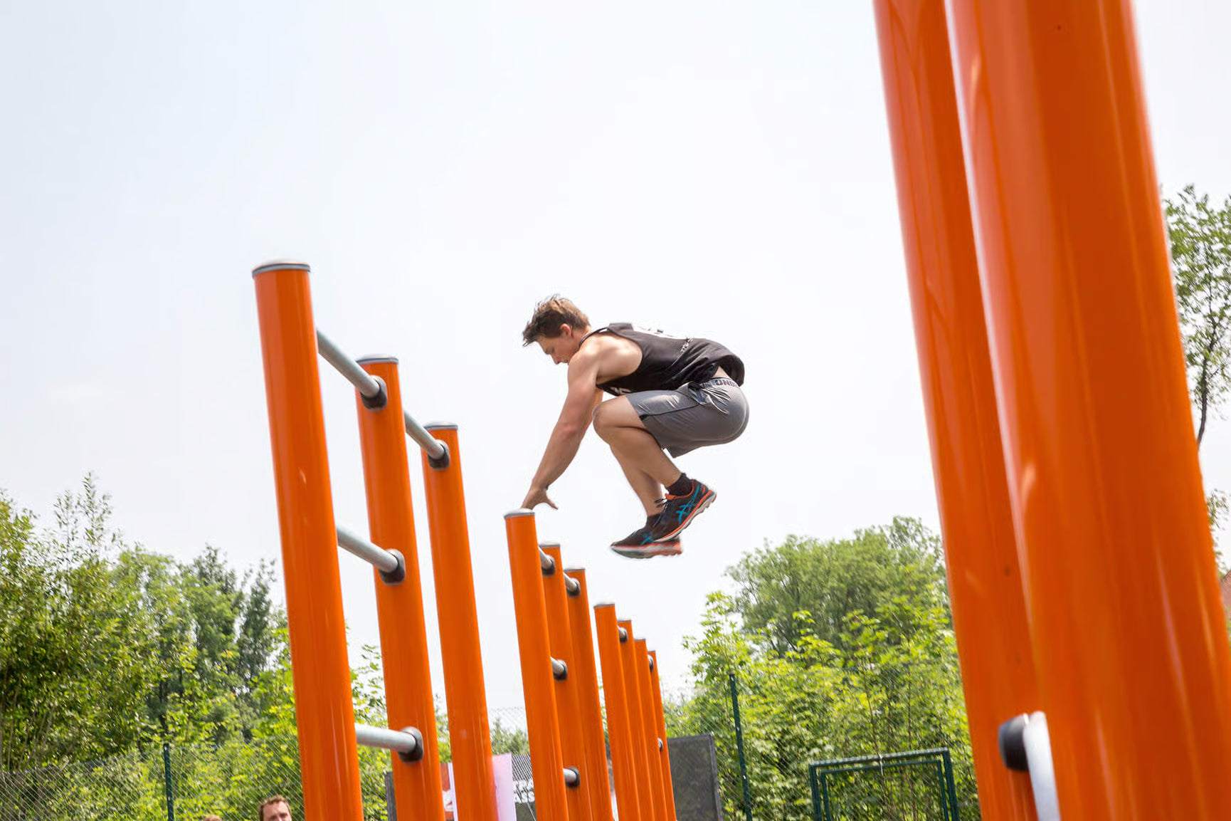 Kompan Outdoor Street Workout Pull-Up Station