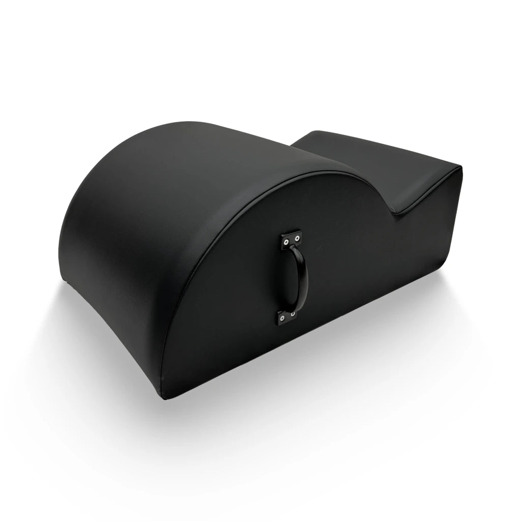 Align Pilates Spine Corrector Step Barrel – Vinylpolsterung und Metallgriffe im Detail