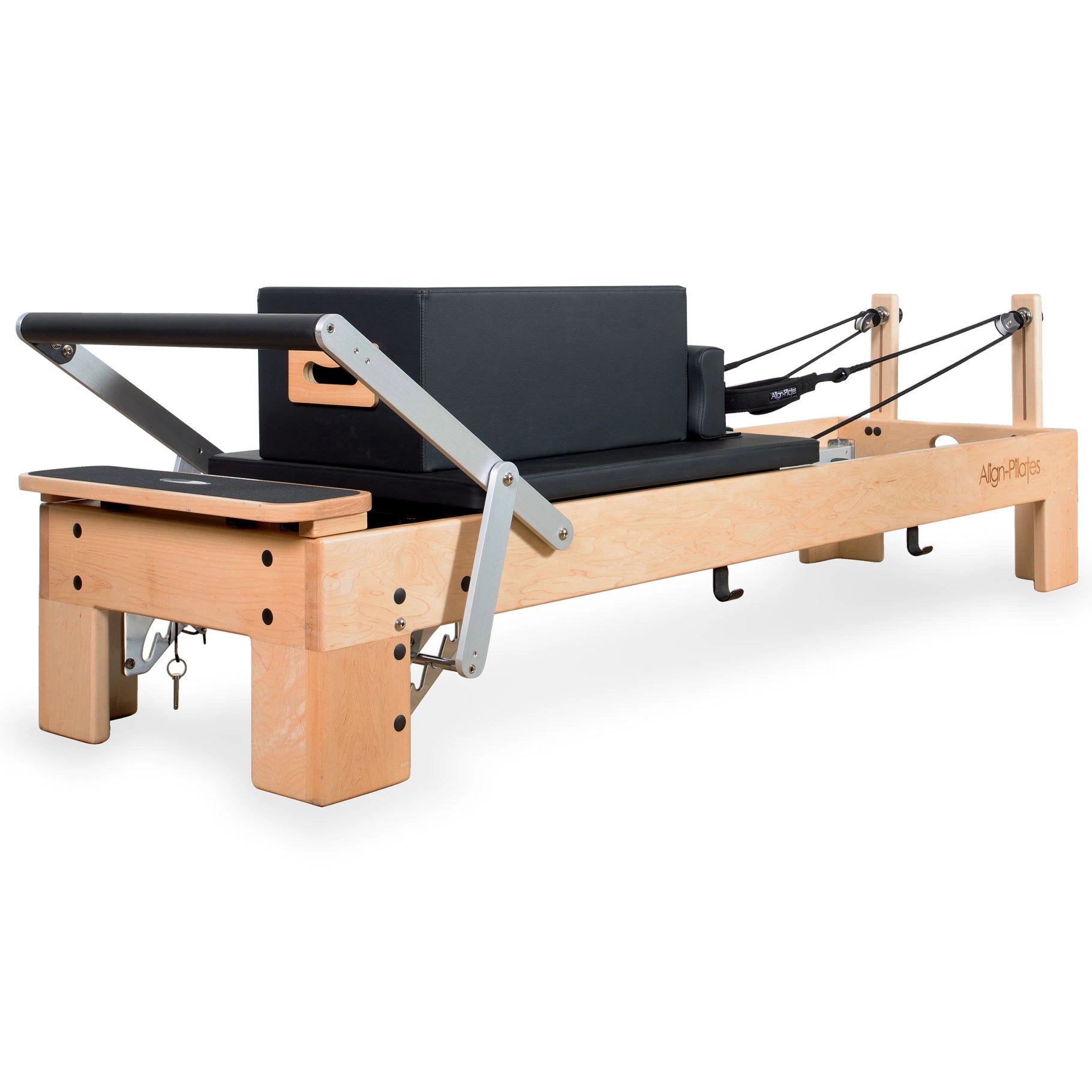 Align Pilates M8 Pro Reformer (inkl. Sitting Box) – Ansicht 2 — Pilates Reformer | Align Pilates