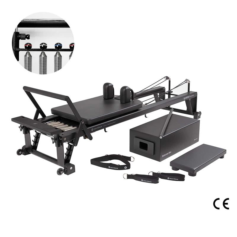 Merrithew V2 Max Reformer Jet Black Bundle – Ansicht 2 — Pilates Reformer | Merrithew
