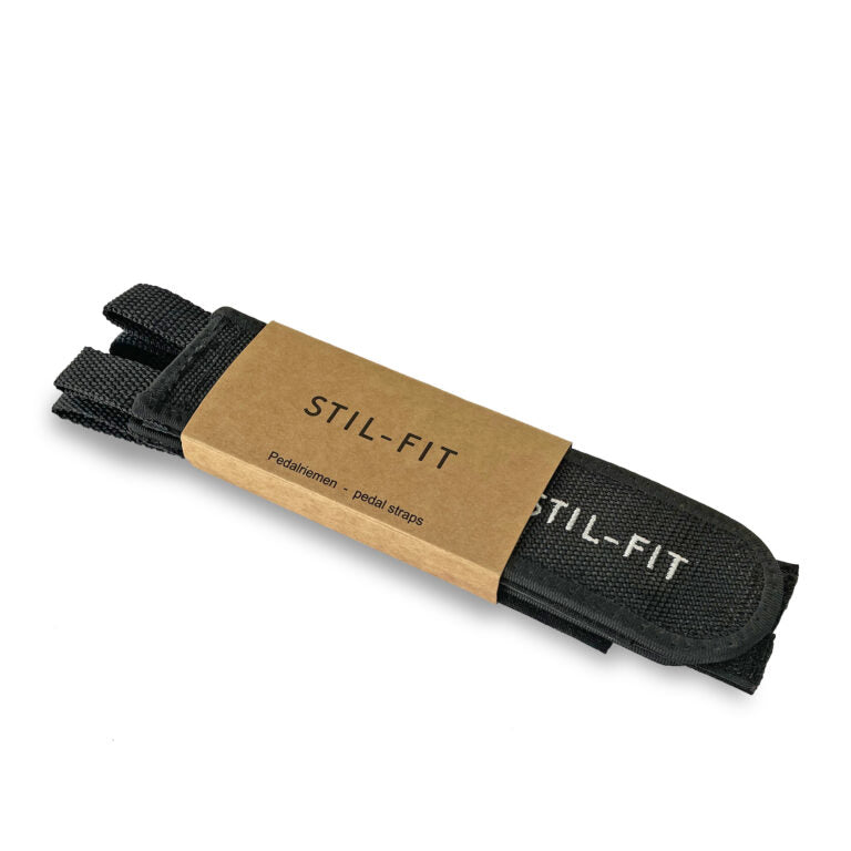 Stil-Fit Pedalschlaufen – Detail Klettverschluss
