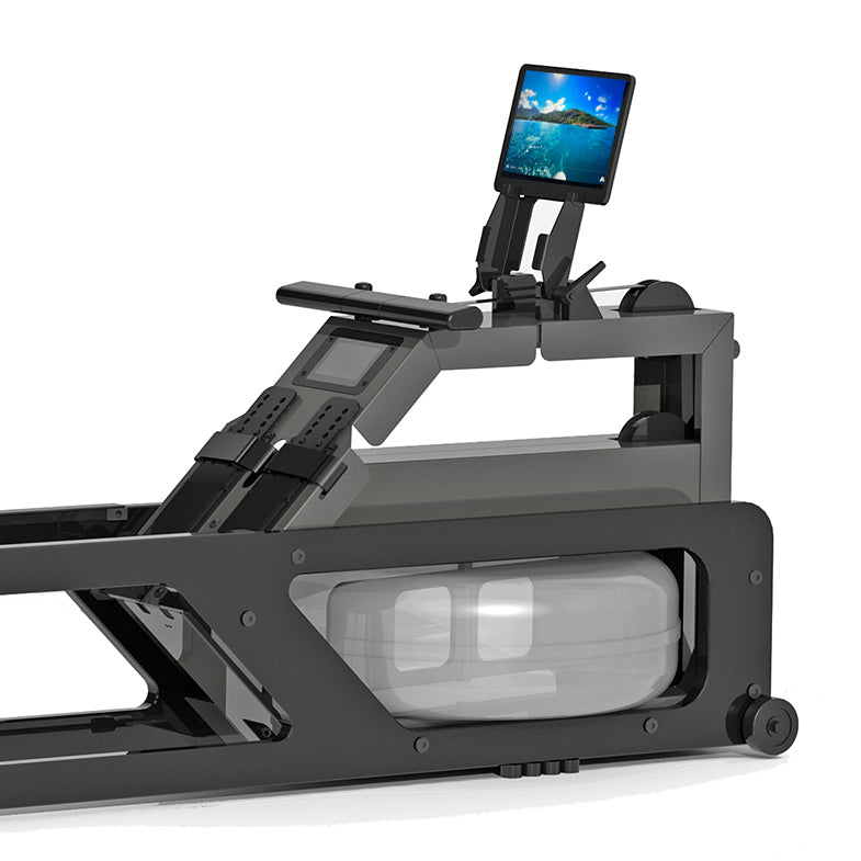 Stil-Fit Rudergerät PRO Tablethalterung – am Display-Rahmen montiert