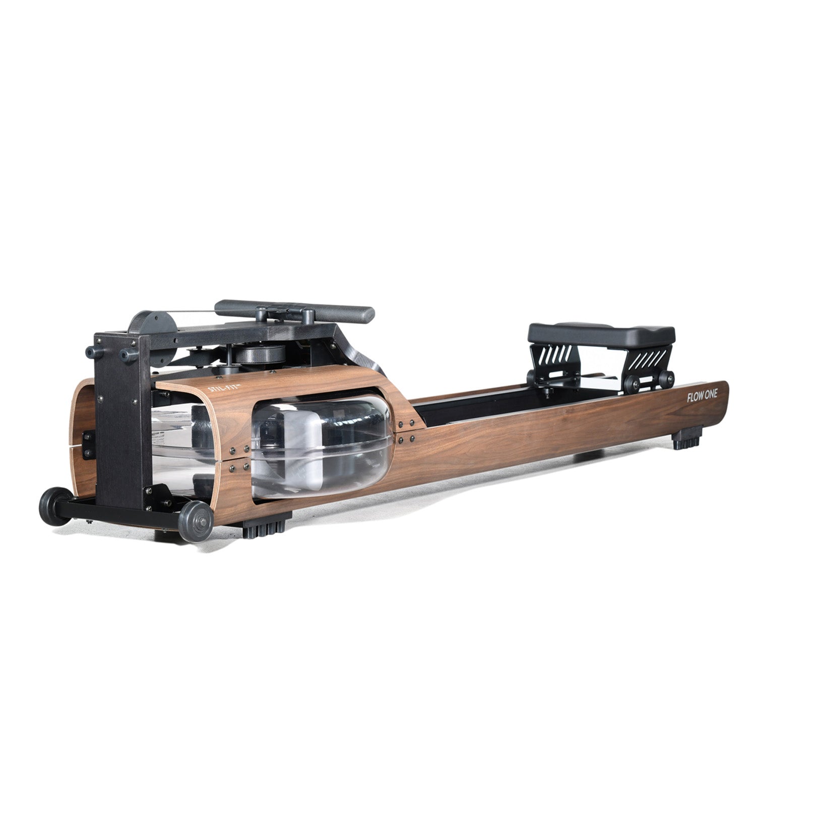 Stil-Fit Rudergerät FLOW ONE – Detail WaterRower-Wassertank