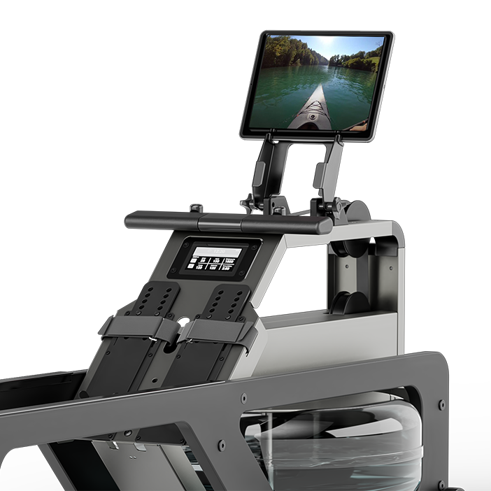 Stil-Fit Rudergerät PRO – Detail Rollsitz und Schiene