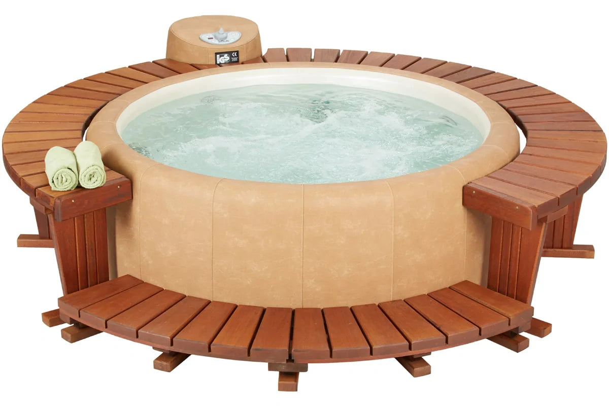 Softub Whirlpool UMRANDUNG Holz