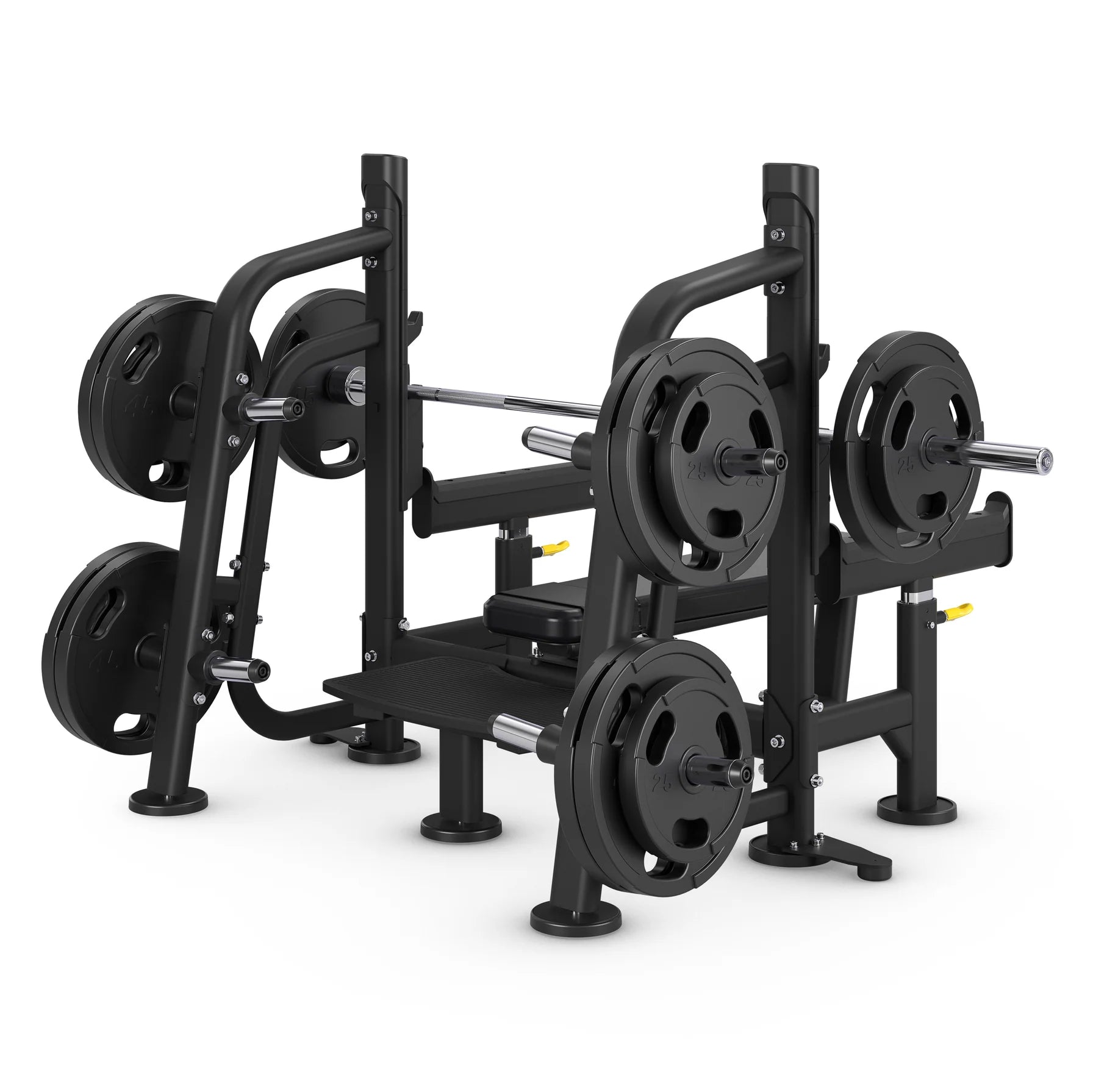 Vision Fitness olympische Flachbank mit Spotter