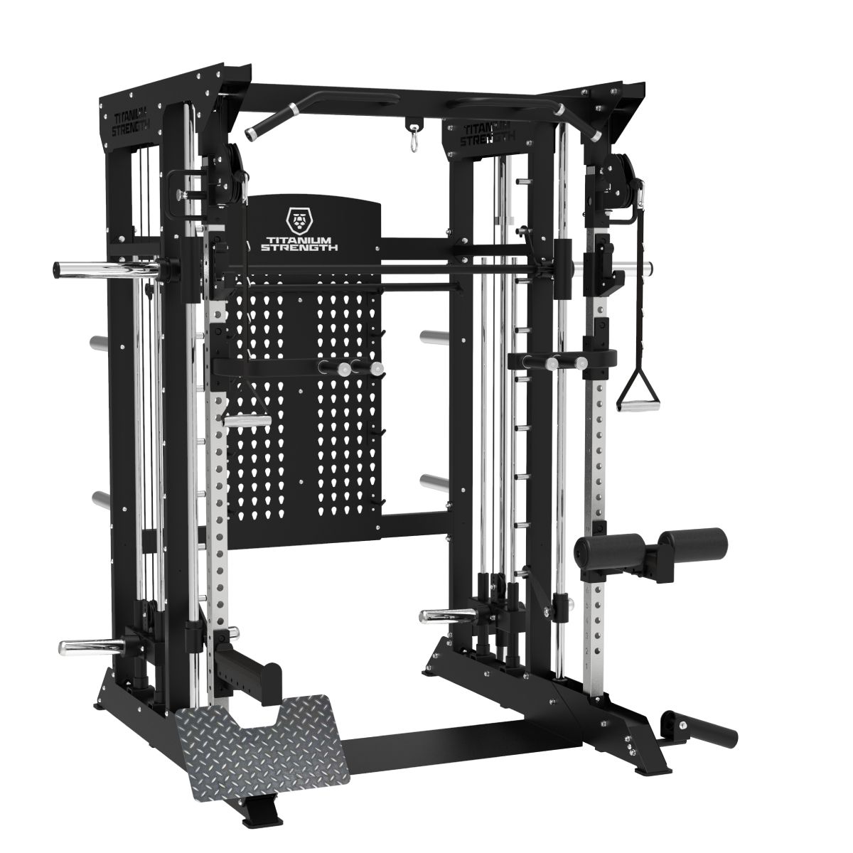 Titanium Strength Smith Maschine, Multipower, Dual Pulley mit Rack B100 V4