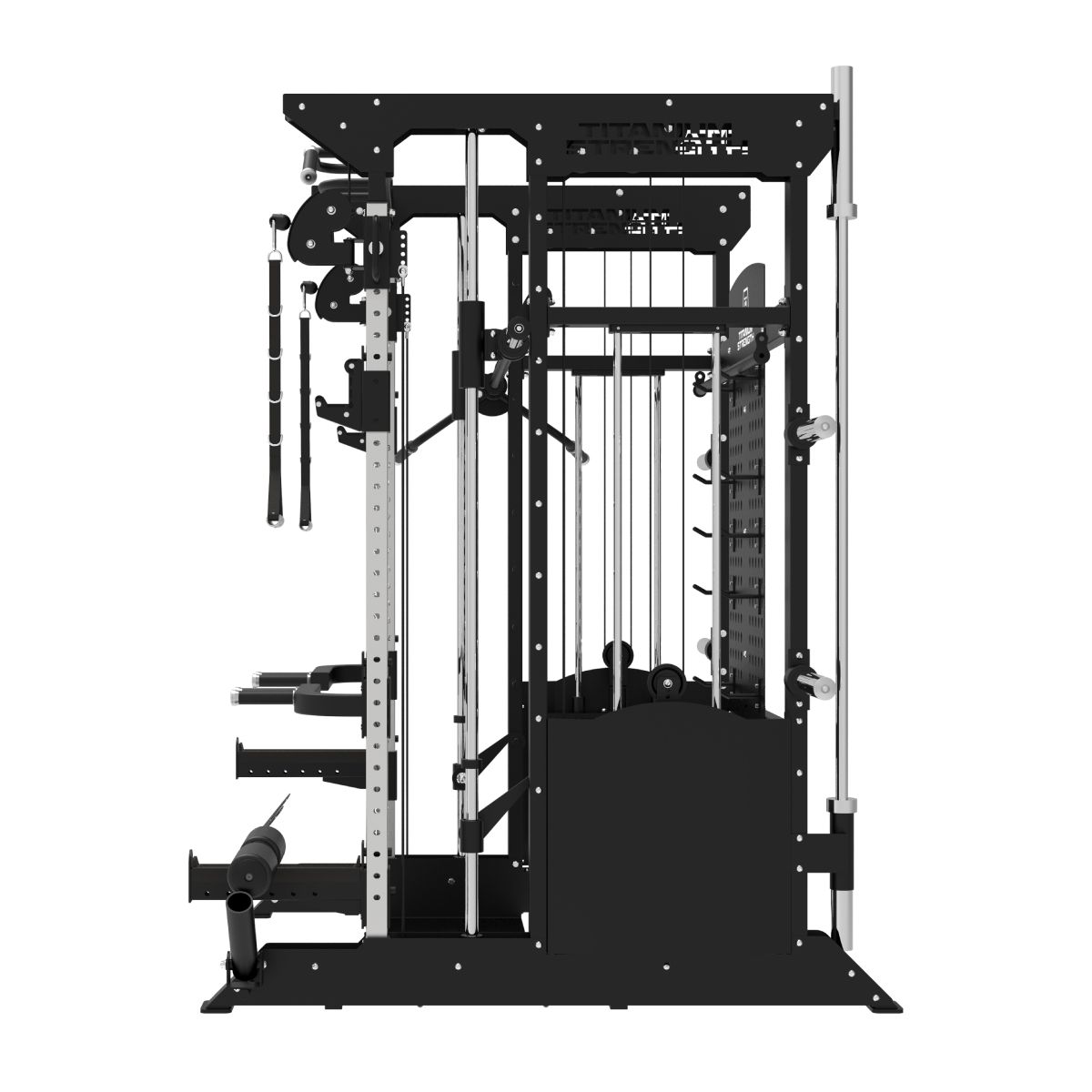 Titanium Strength Smith Maschine, Dual Pulleys und Rack 240kg B200 V4