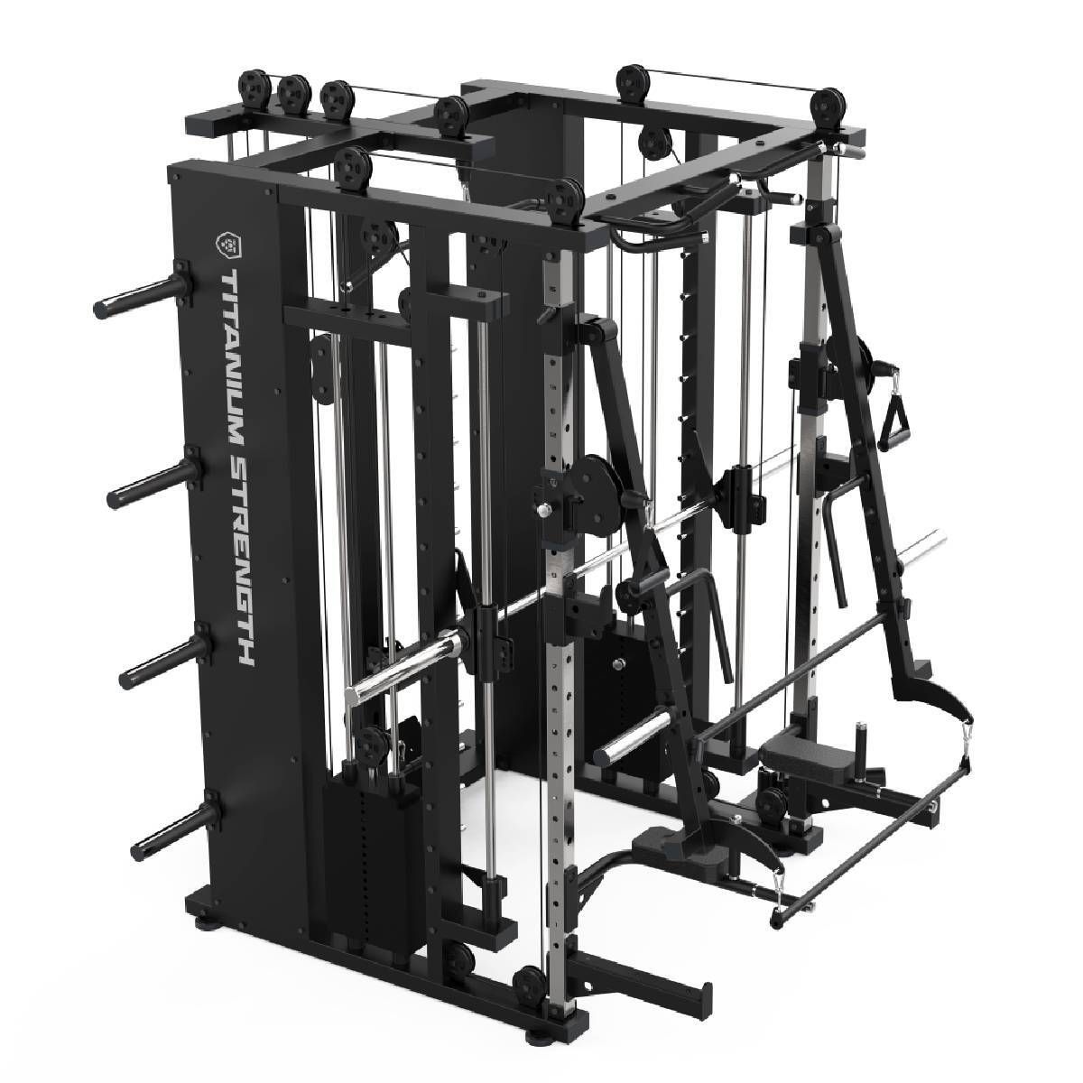 Titanium Strength Multipower - Smith-Maschine mit Doppelzug 270kg B300