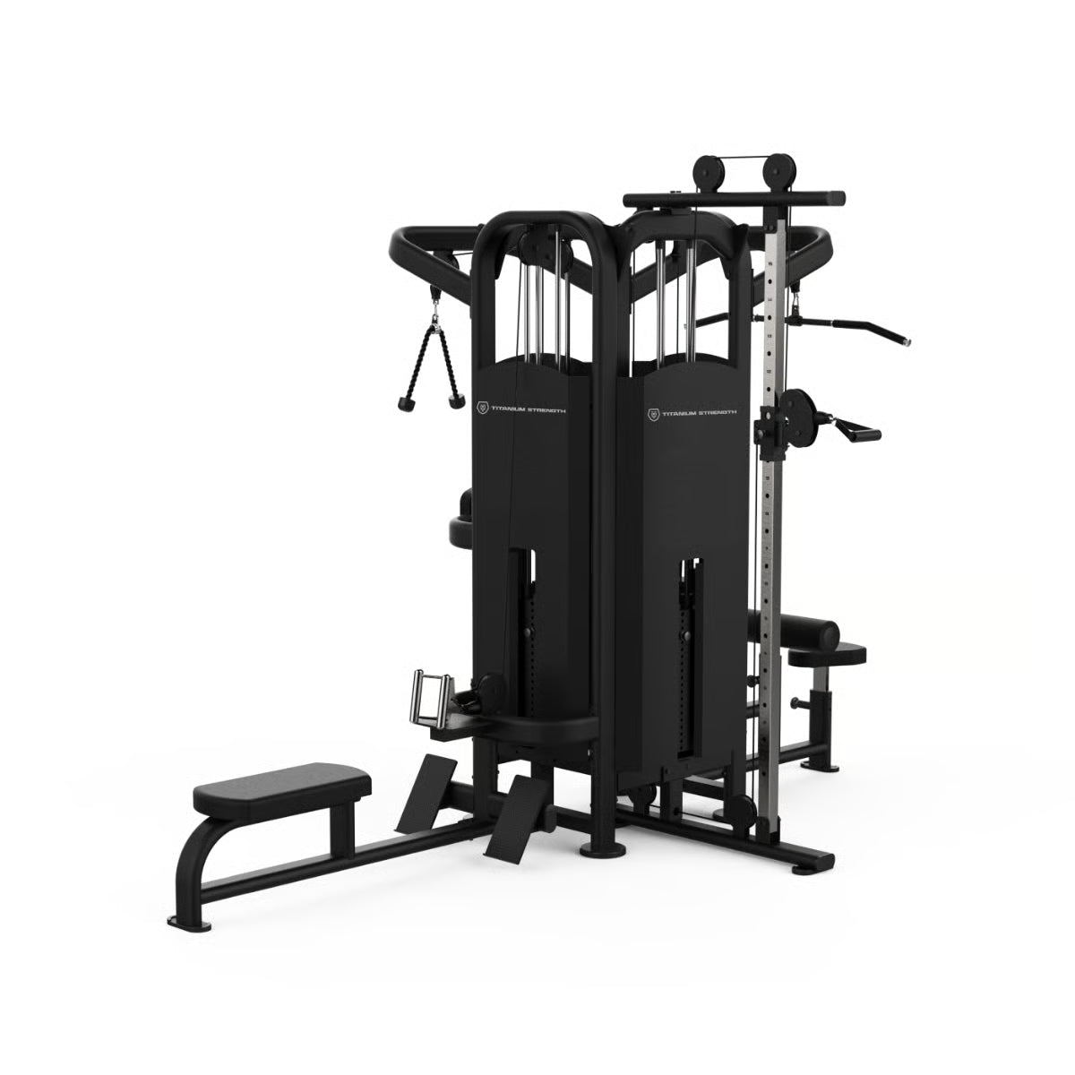 Titanium Strength Black Series 4 Stationen Multifunktionsturm