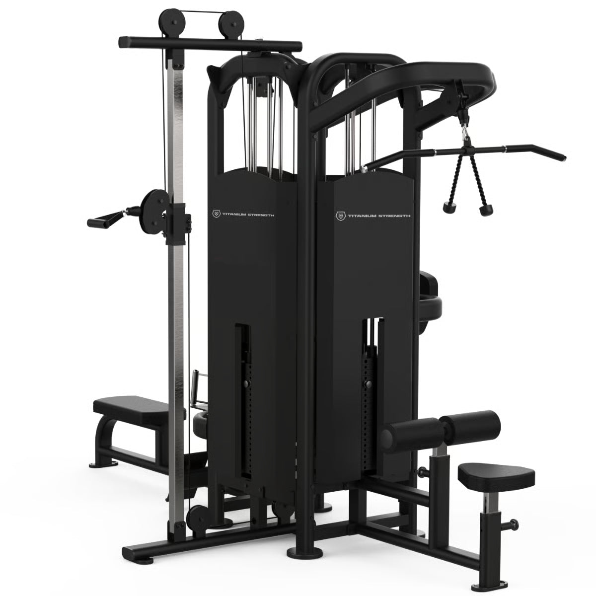 Titanium Strength Black Series 4 Stationen Multifunktionsturm