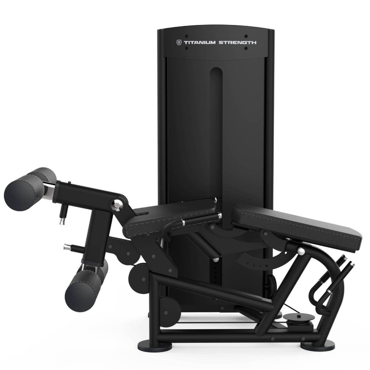 Titanium Strength Black Series Liegender Beinbeuger und Beinstrecker Maschine