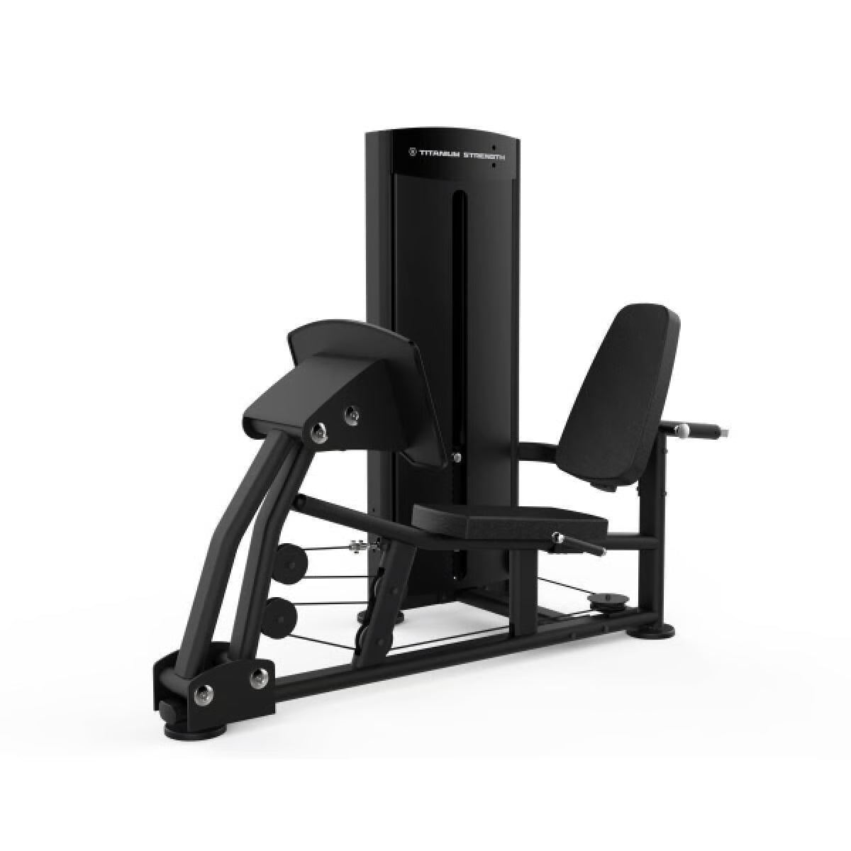 Titanium Strength Black Series Sitzende Beinpresse und Wadenheben
