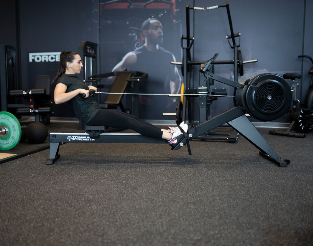 Titanium Strength Air Rower Rudergerät