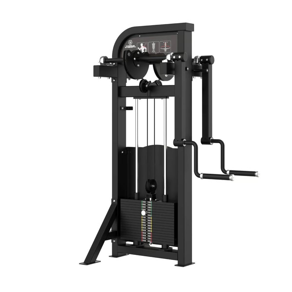 Titanium Strength Elite Series Laterale Schulterpresse
