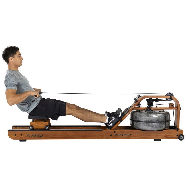 Fluid Rower Rudergerät Viking Pro V mit Handyhalterung