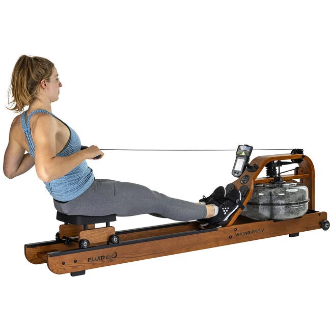 Fluid Rower Rudergerät Viking Pro V mit Handyhalterung