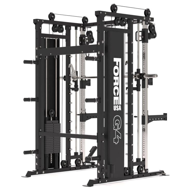 ForceUSA G4 All-In-One Trainer Rack, Smith-Maschine und Doppelseilzug