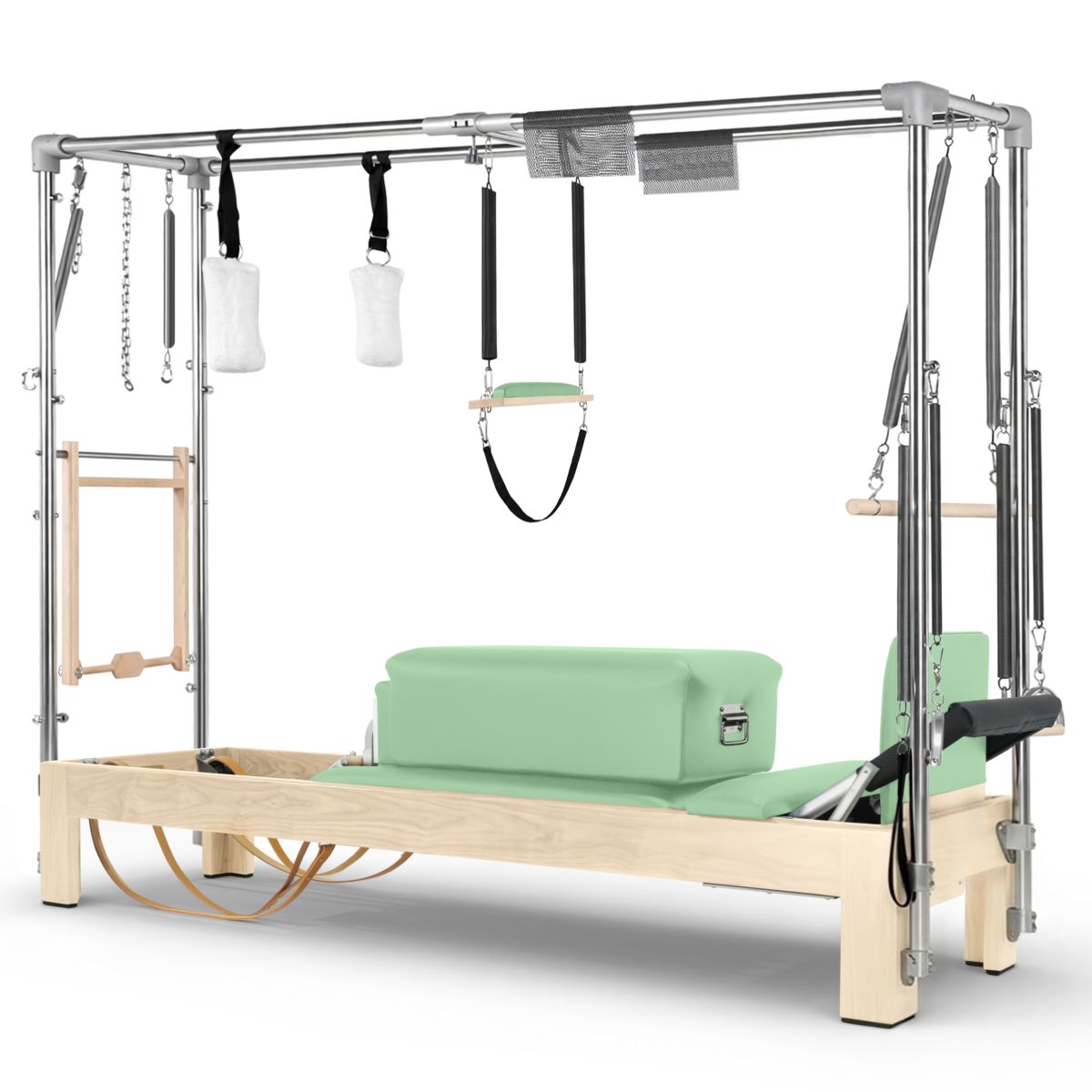 Elina Pilates Klassischer Reformer Cadillac aus Naturholz