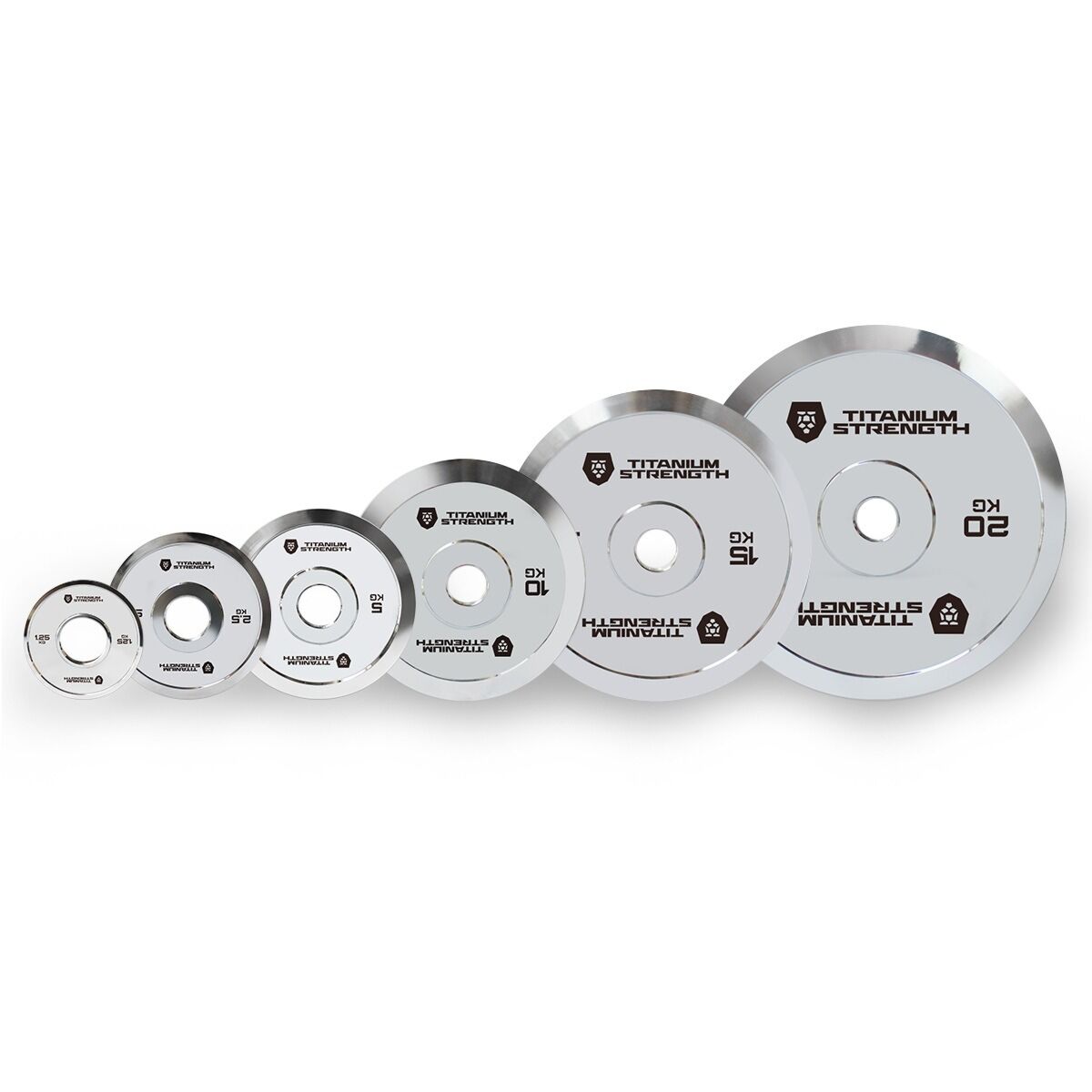 Titanium Strength Olympische Chrom Hantelscheibe Powerlifting