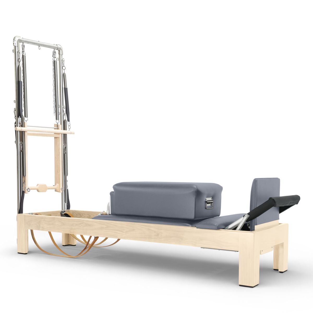 Elina Pilates Klassischer Reformer Naturholz 86" mit Half Cadilalc