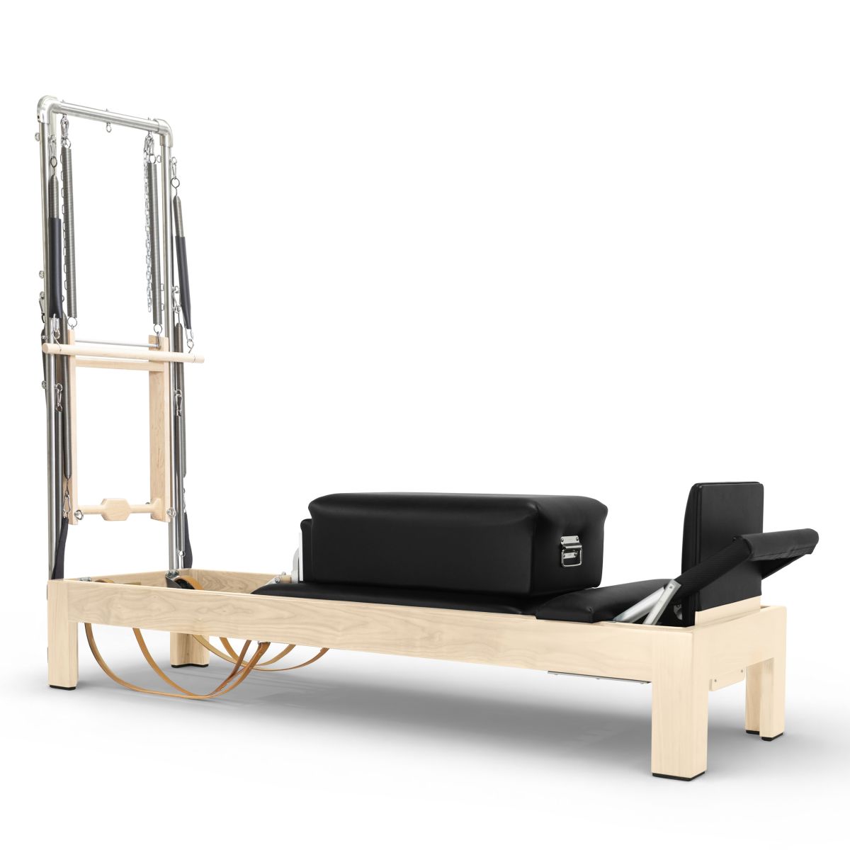 Elina Pilates Klassischer Reformer Naturholz 86" mit Half Cadilalc