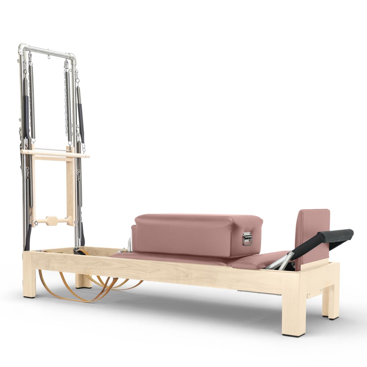 Elina Pilates Klassischer Reformer Naturholz 86" mit Half Cadilalc