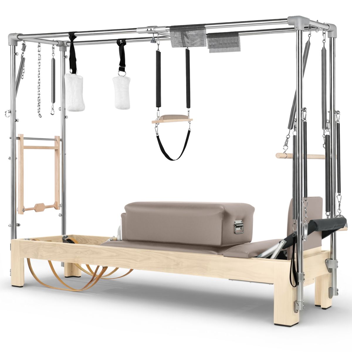 Elina Pilates Klassischer Reformer Cadillac aus Naturholz