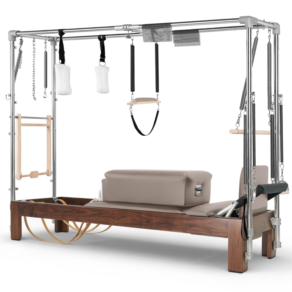 Elina Pilates Klassischer Reformer Cadillac Walnussholz