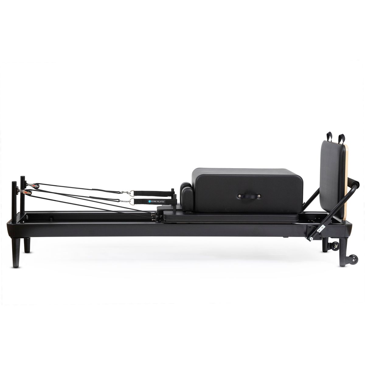 Elina Pilates Nubium Reformer mit Half Cadillac Black Edition – Ansicht 3 — Pilates Reformer | Elina Pilates