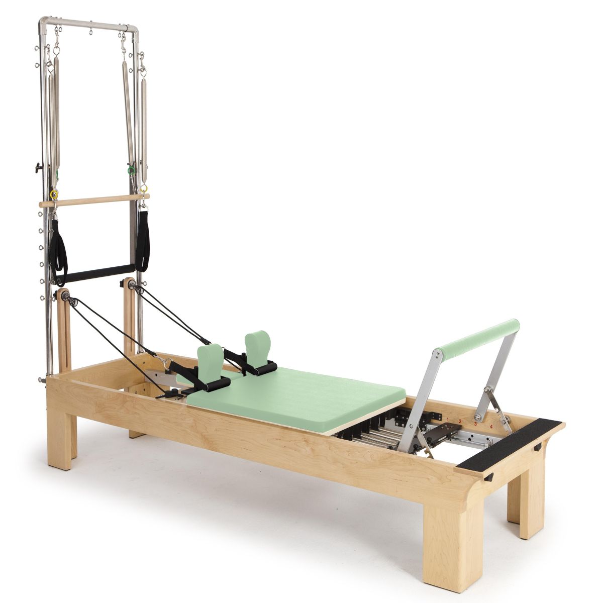 Elina Pilates Holz Physio Reformer mit Half Cadillac – Ansicht 5 — Pilates Reformer | Elina Pilates