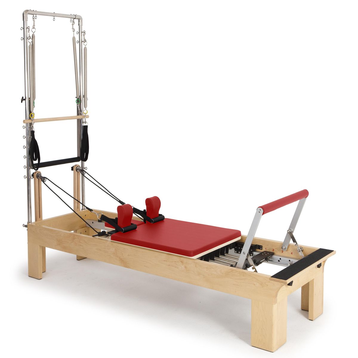 Elina Pilates Holz Physio Reformer mit Half Cadillac – Ansicht 6 — Pilates Reformer | Elina Pilates