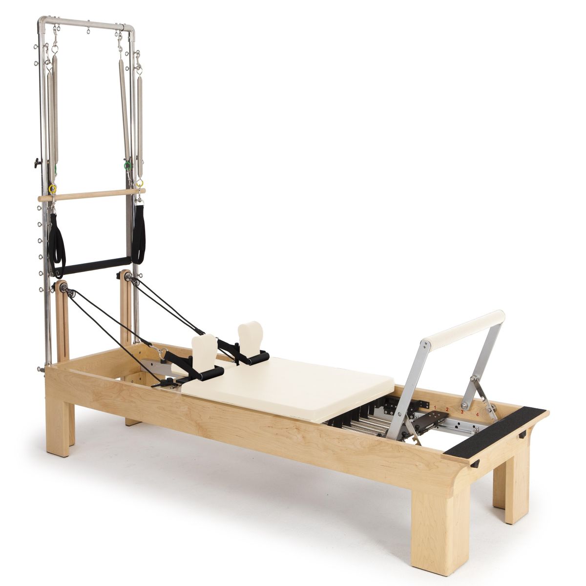 Elina Pilates Holz Physio Reformer mit Half Cadillac – Ansicht 7 — Pilates Reformer | Elina Pilates