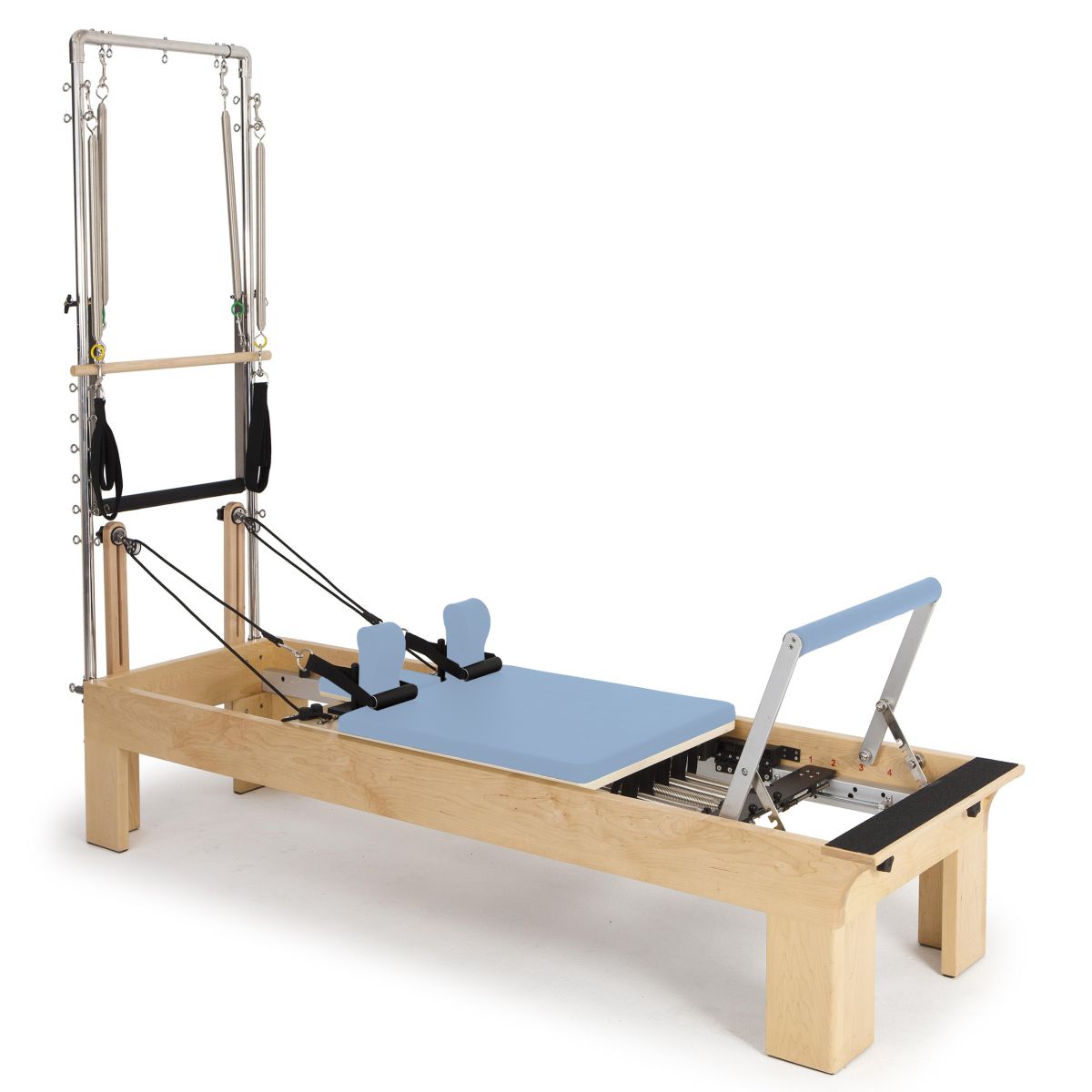 Elina Pilates Holz Physio Reformer mit Half Cadillac – Ansicht 9 — Pilates Reformer | Elina Pilates