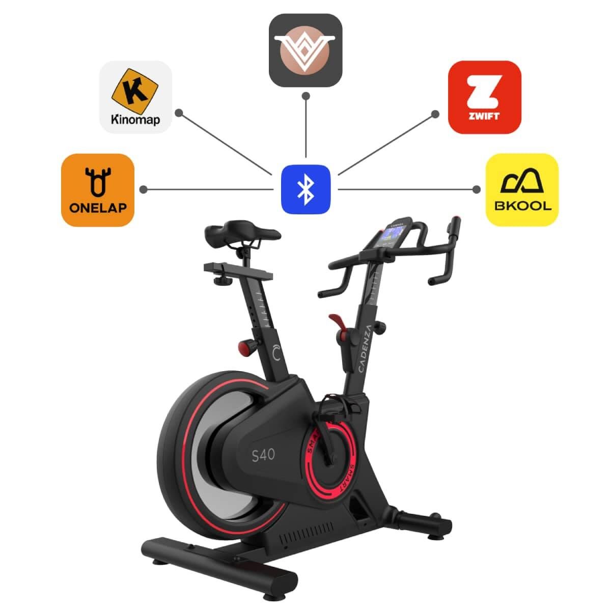 Cadenza Fitness Smart Bike Indoor Bike S40+
