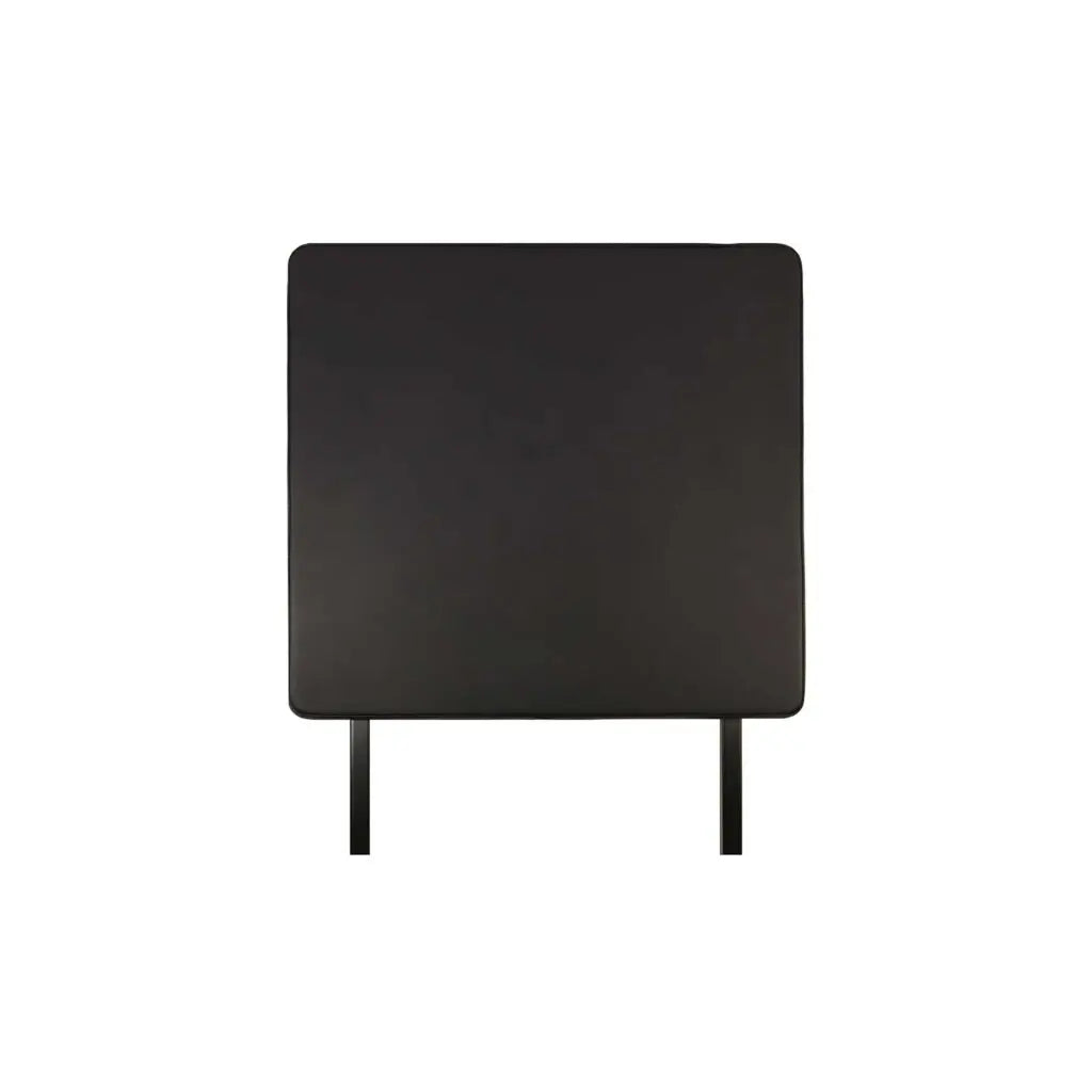 Align-Pilates Jump Board für C-, H-, F- & R-Serie – schwarze Vinyl-Sprungplattform mit zwei Steckbeinen, Frontansicht freigestellt