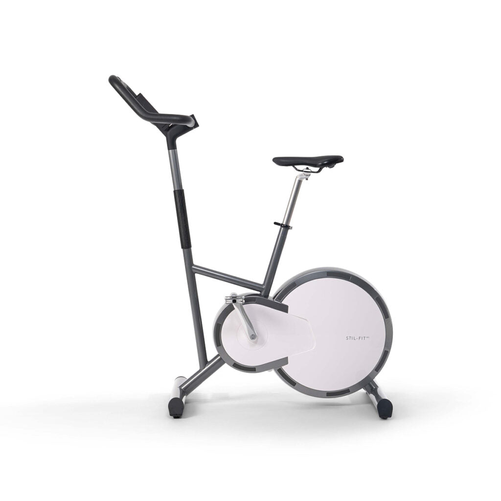 Stil-Fit Ergometer PURE White Edition Esche – Frontansicht