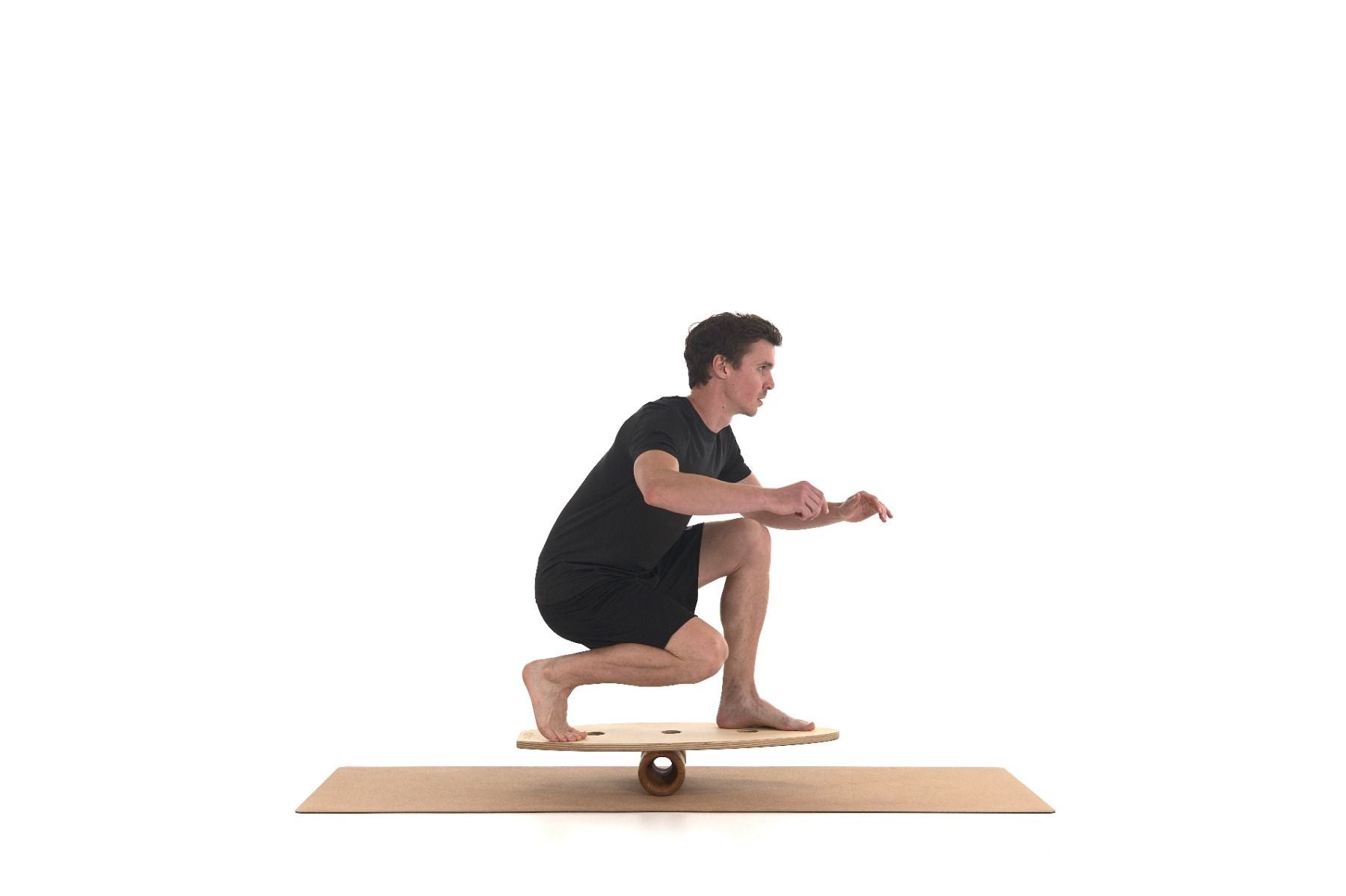 rollholz Balance Board Set klein 2.0
