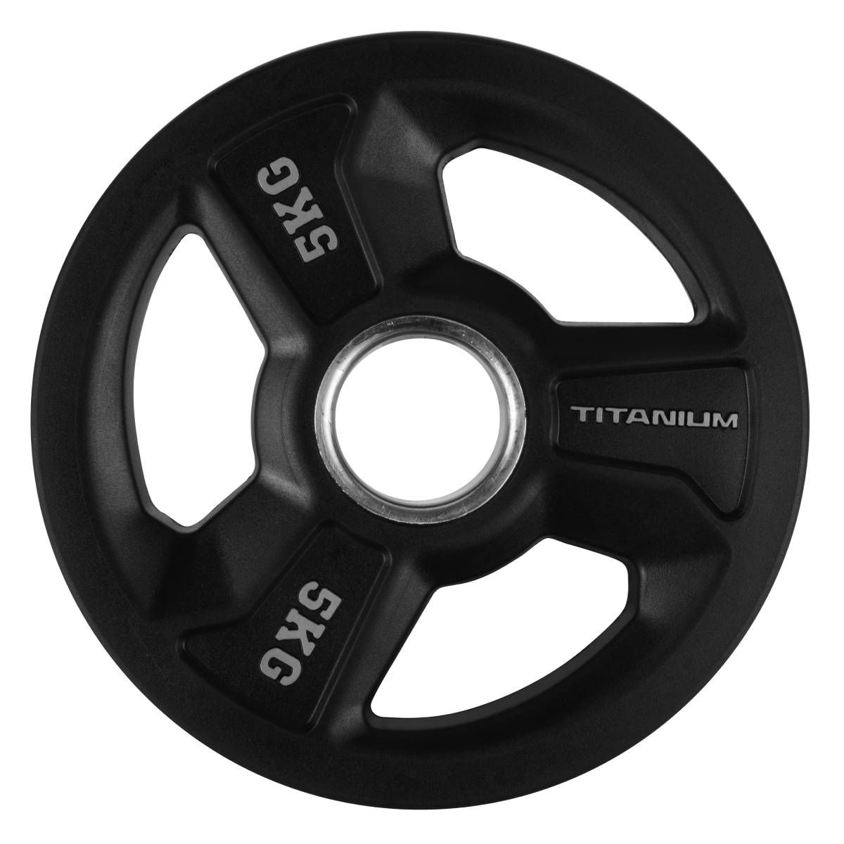 Titanium Strength Premium Gummischeiben mit 3 Tri-Grip Griffen
