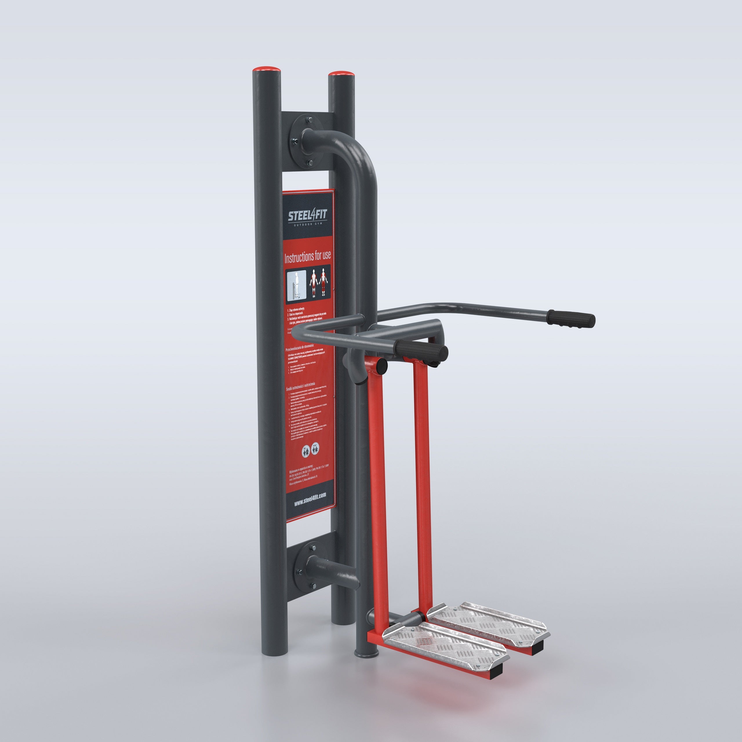 TRAINER Outdoor "3 Outdoor Gym Stations" Adductor & Abductor