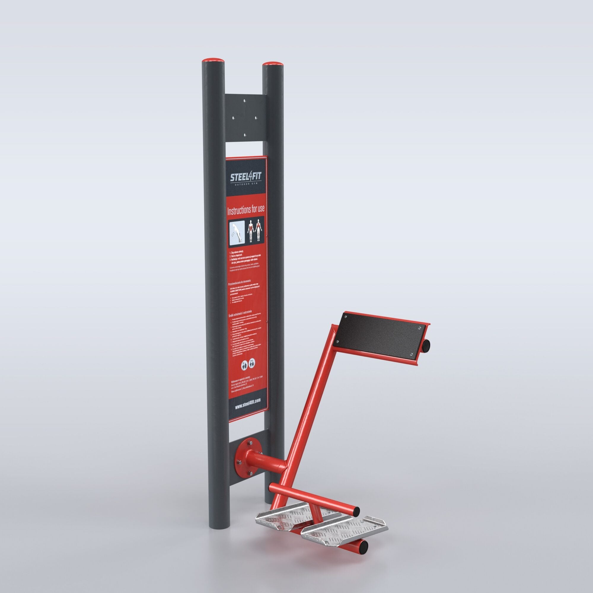 TRAINER Outdoor "4 Outdoor Gym Stations" Rider