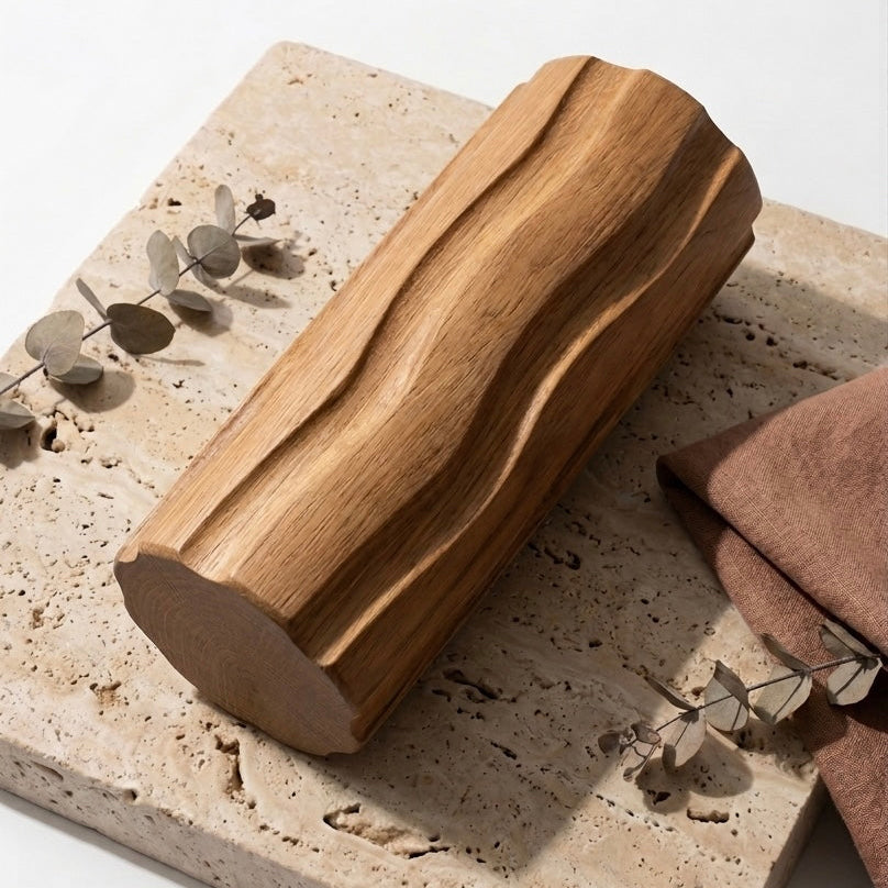 Wood & Motion The Sculpture Roller – geschnitzte Holzrolle