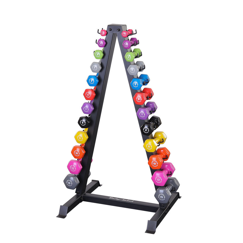 Bodysolid Vinyl Dumbell Rack
