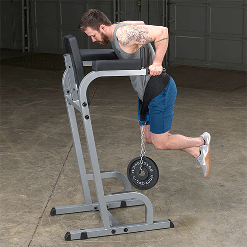 Bodysolid Vertical Knee Raise & Dip Station